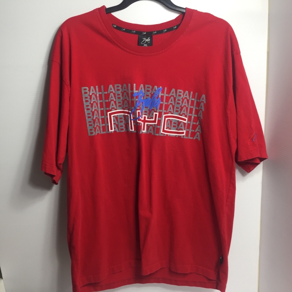 Vintage Balla NYC Shirt Red Size 3XL